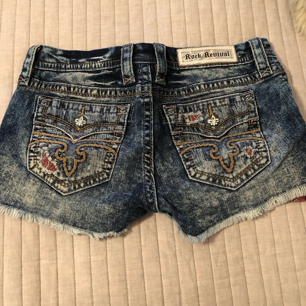 Rock revival Jean shorts